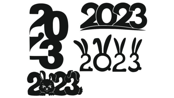 2023 год, новый год, год зайца, год кролика, символ нового года
