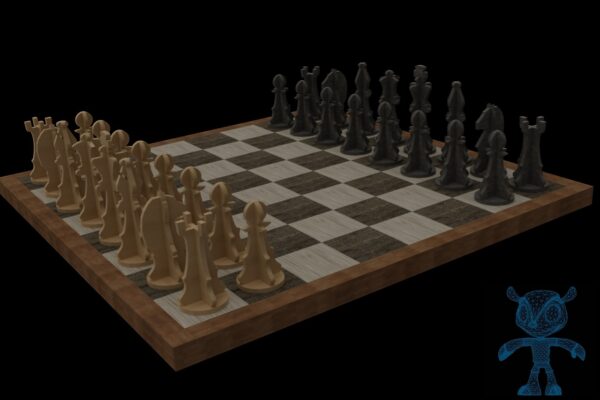 3D модель Шахматные фигуры