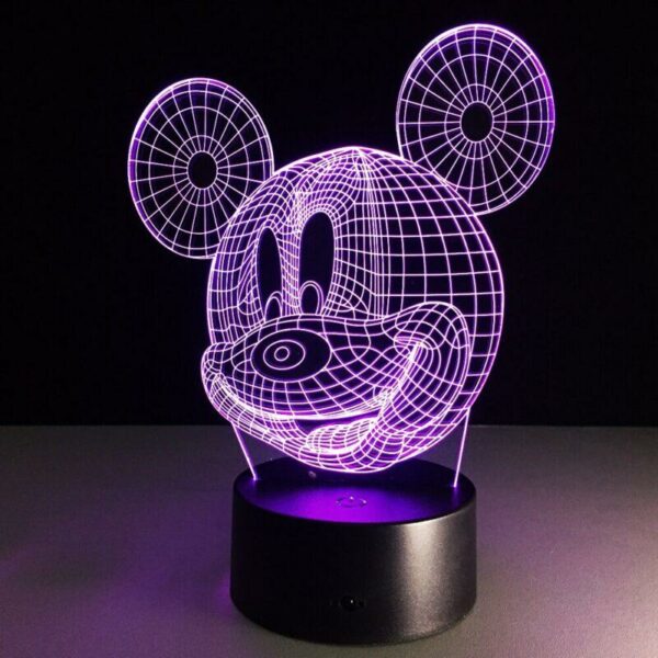 3D светильник Микки Маус