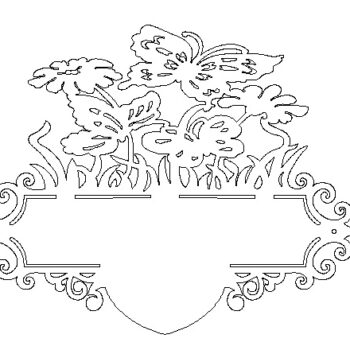 Адресная табличка Цветочная