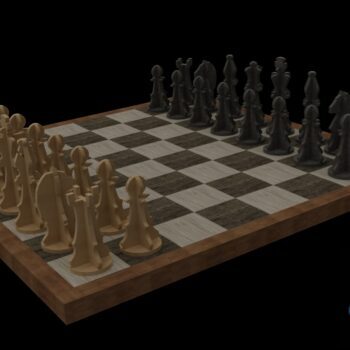 3D модель Шахматные фигуры