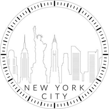 Часы Нью-Йорк