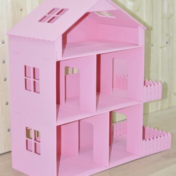 Кукольный домик розовый