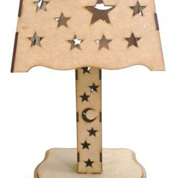 Лампа абажур со звездами
