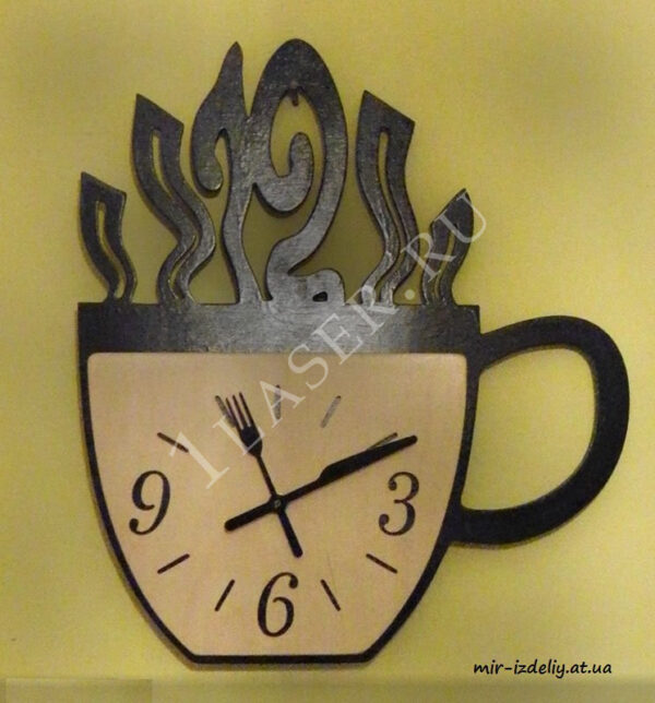 Часы Чашка кофе