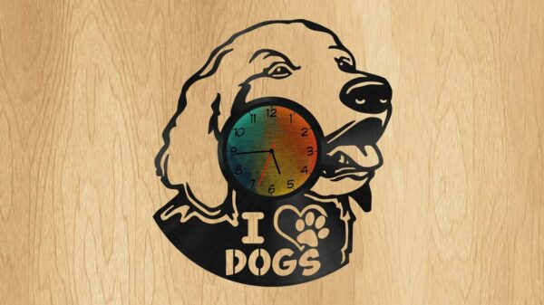 Часы-собака