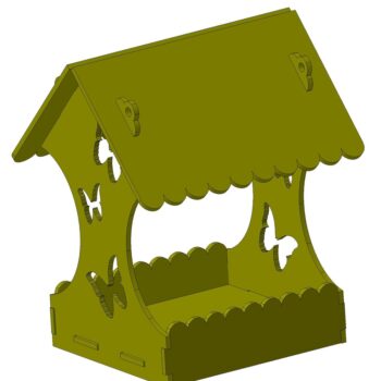 Кормушка с бабочками