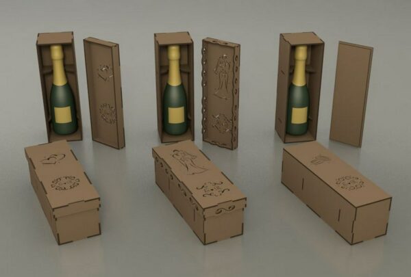 Коробка для бутылки вина 2
