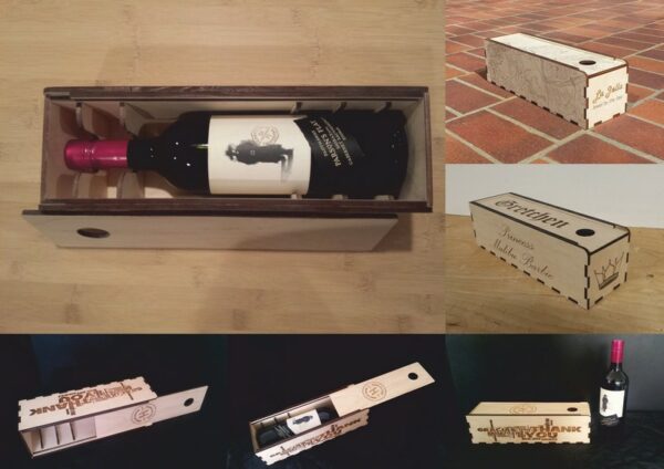 Коробка для бутылки вина 9