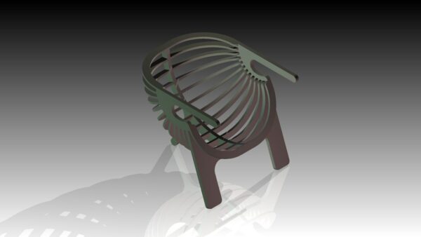 Кресло ракушка из фанеры