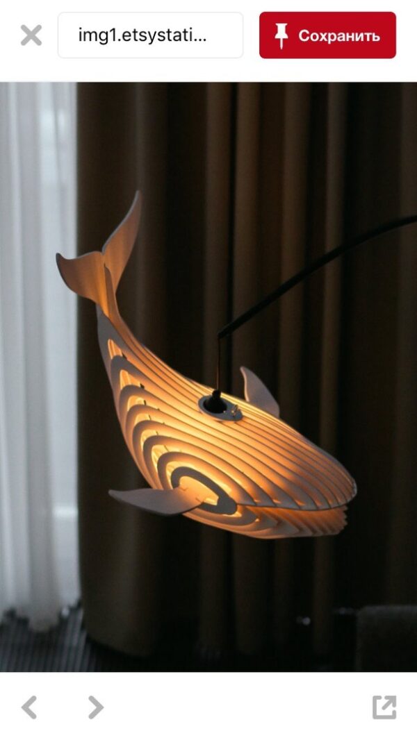 Лампа дельфин