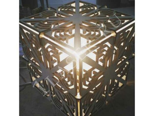 Лампа куб