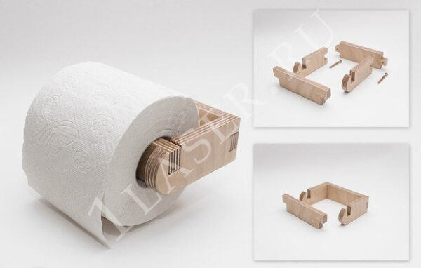 Макет держателя для туалетной бумаги