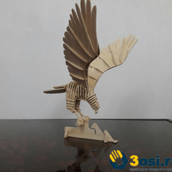 Макет орла из фанеры 3D конструктор