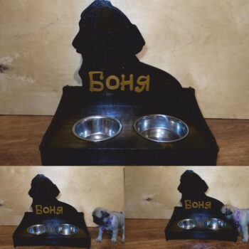 Подставка для мисок 3 (боня)