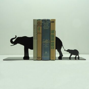 Стопоры для книг семья слонов