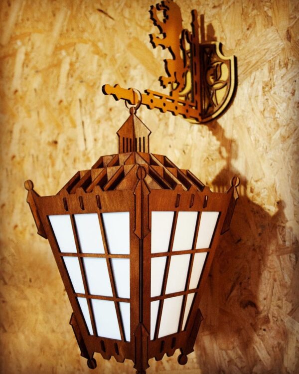 Светильник Wooden Lamp