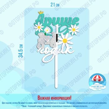 Топперы Арише 1 годик